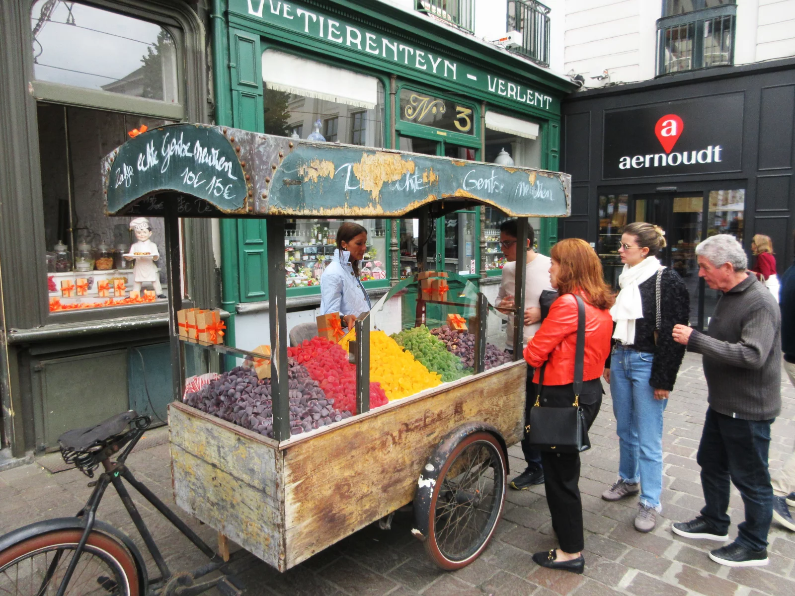 Dans le centre historique de Gand, place aux friandises
