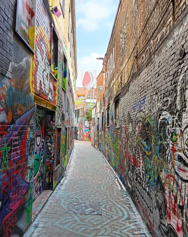 Werregarenstraatje, la ruelle des graffitis