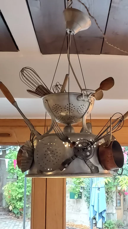 Un luminaire très ... cuisine...