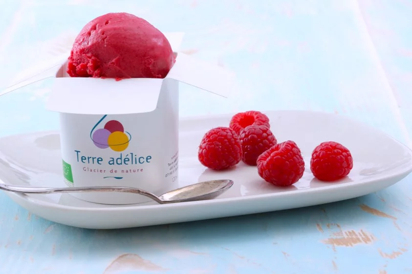 Le sorbet framboise, un grand classique