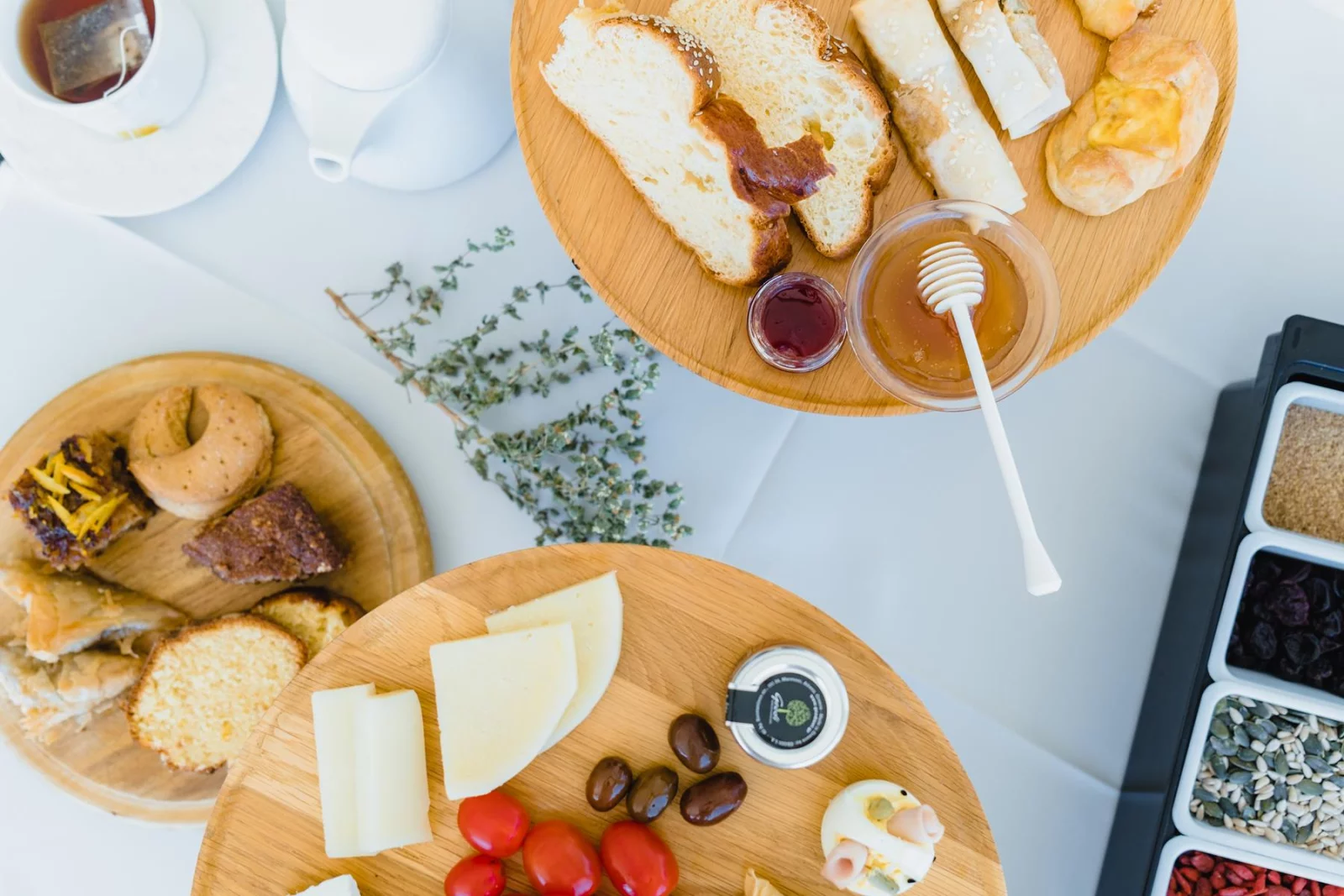 Les pâtisseries du petit-déjeuner sont faites maison