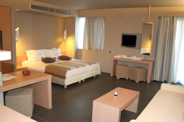 Ambiance apaisante dans les chambres