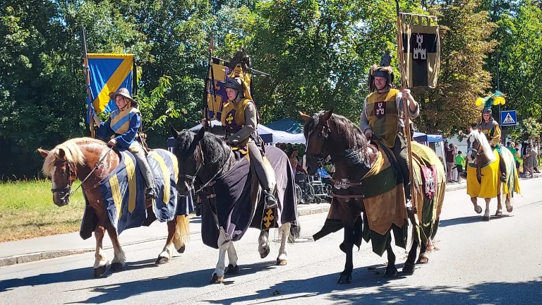 1 200 participants en costumes historiques font défiler les pages de l'histoire de la ville frontalière