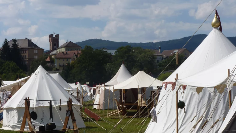 Une petite partie du campement