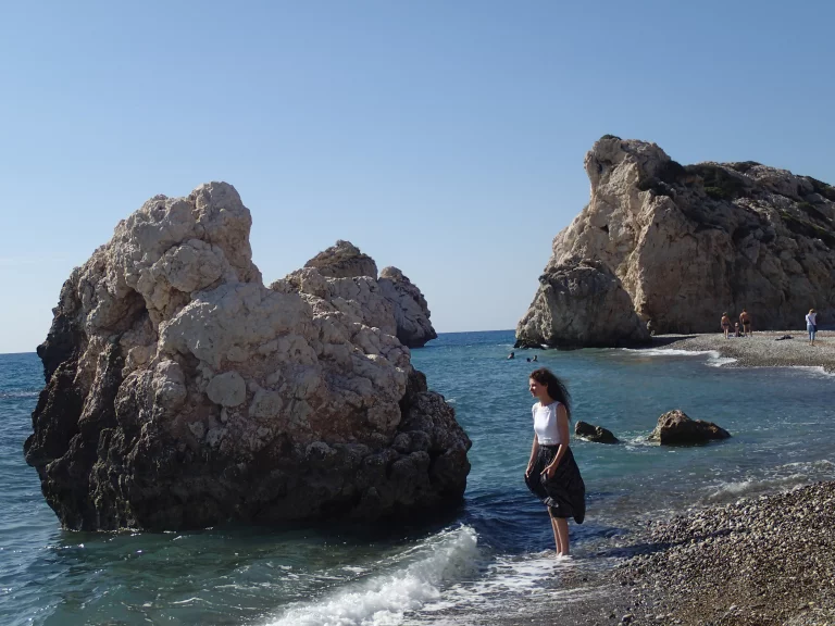 Le site de Petra tou Romiou, là où Aphrodite est sortie de l'écume de la mer