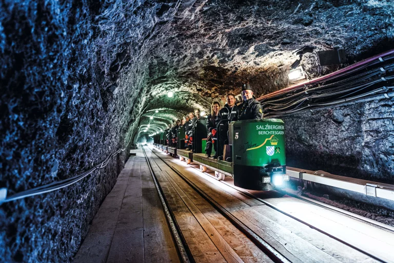 Le train de mine. ©Salzbergwerk Berchtesgaden, Südwestdeutsche
Salzwerke AG