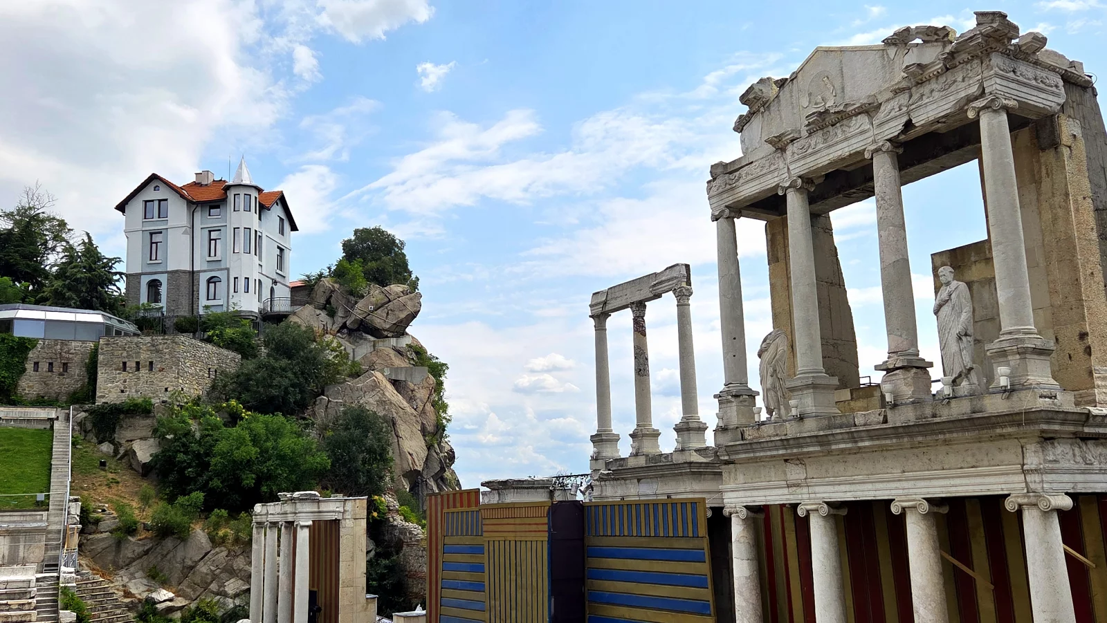 Le théâtre romain de Plovdiv.