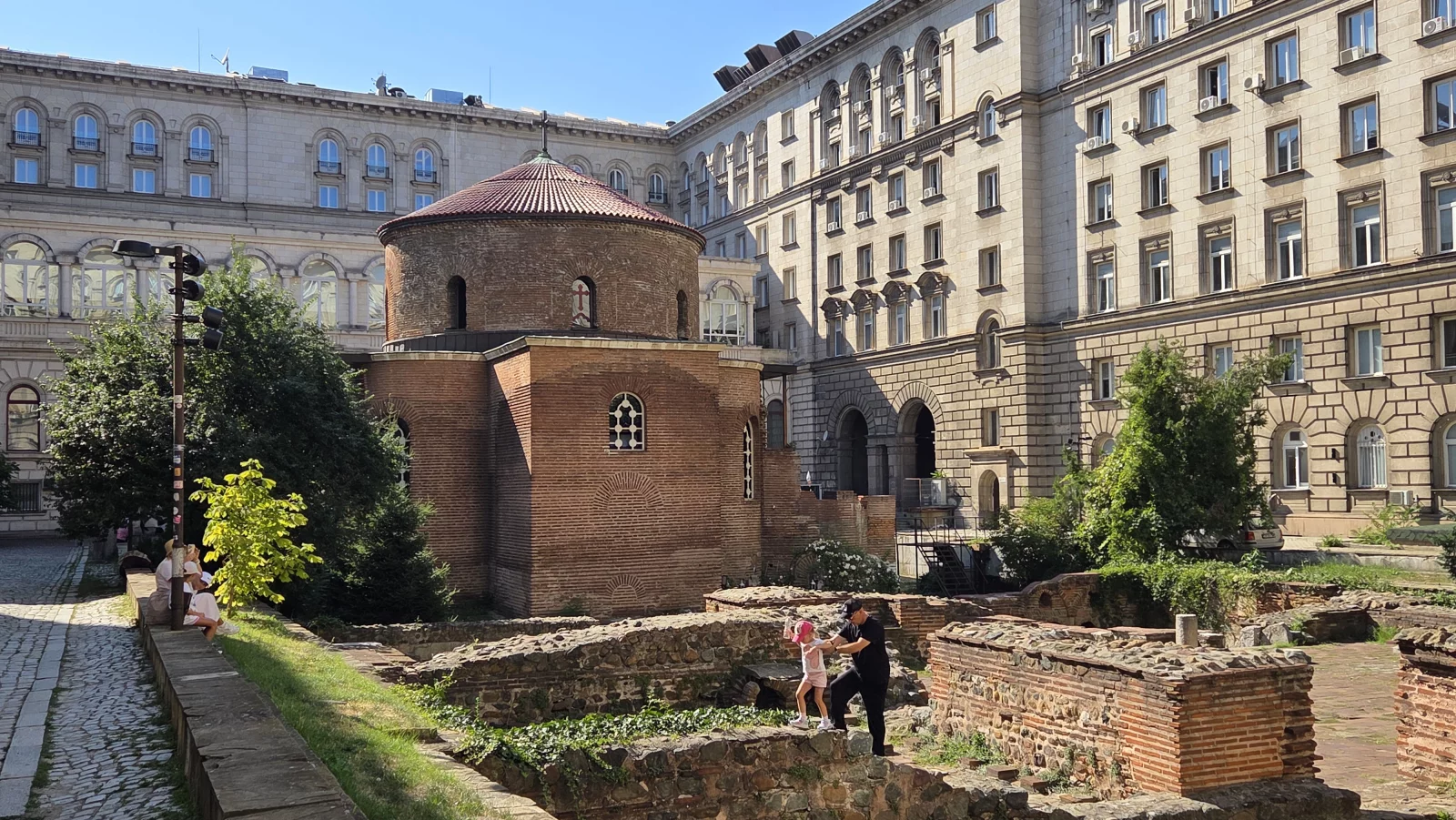 La rotonde de Saint-Georges, la plus vieille construction de Sofia, datée du IVème siècle.