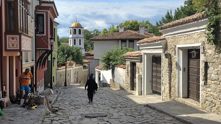 La vieille ville de Plovdiv.