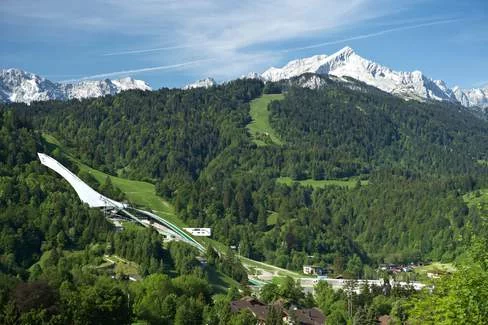 A Garmisch, la piste de descente de coupe du monde