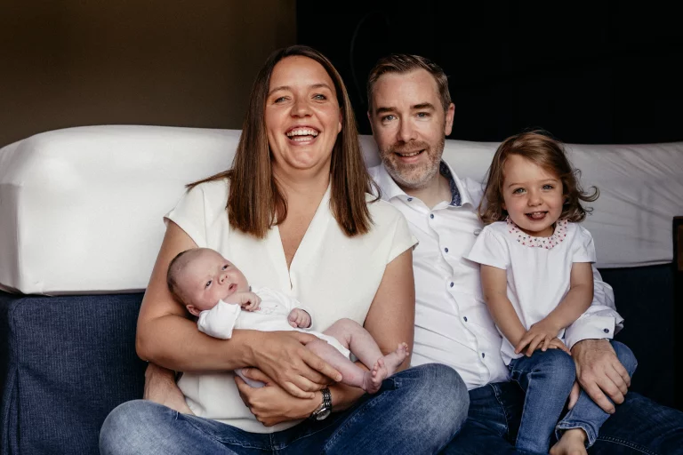 Florian Lingenfelder et sa famille