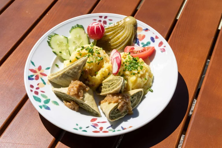 Un des plats proposés à la Panoramahütte.