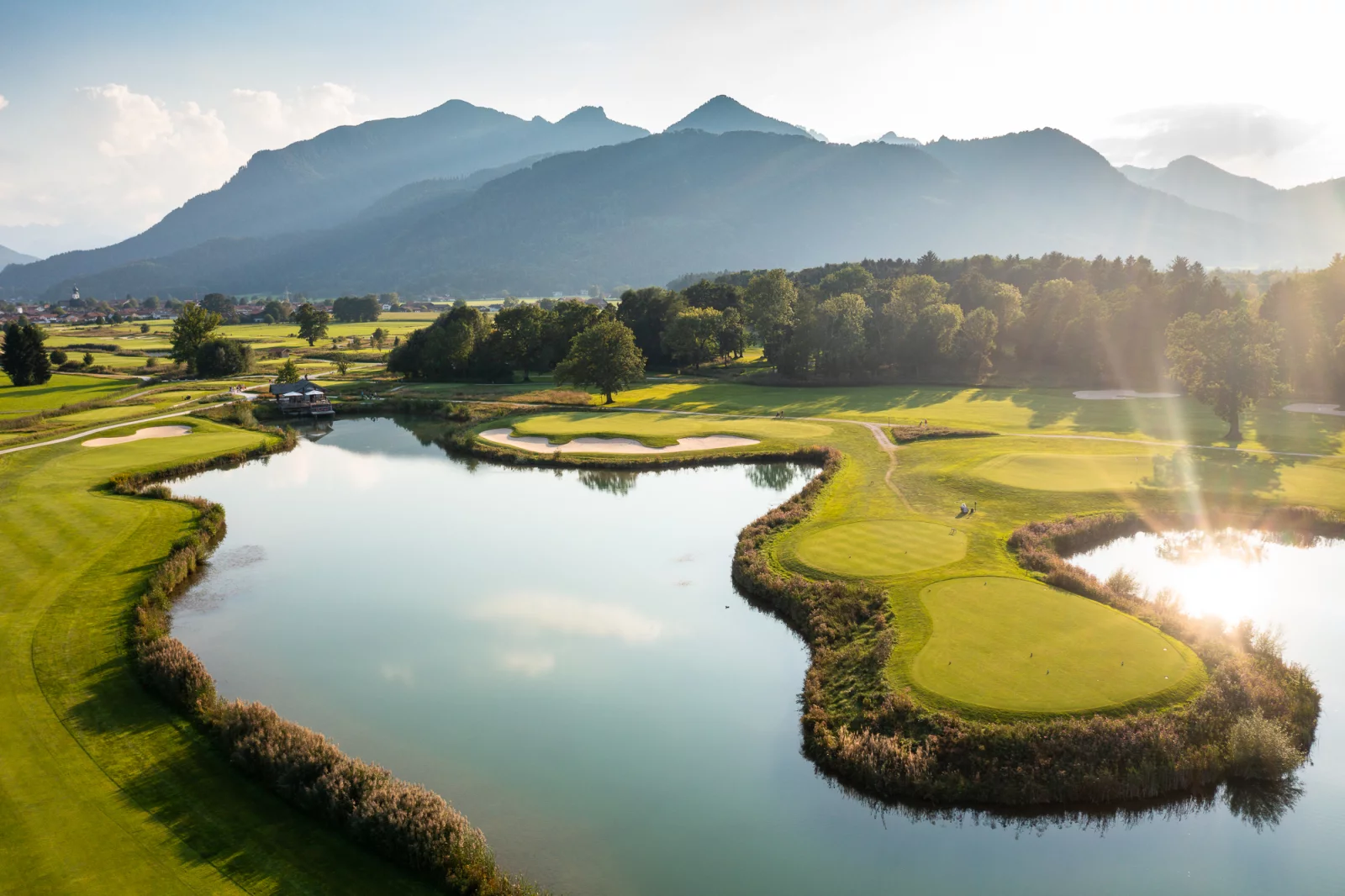 Le magnifique parcours de golf du Das Achental