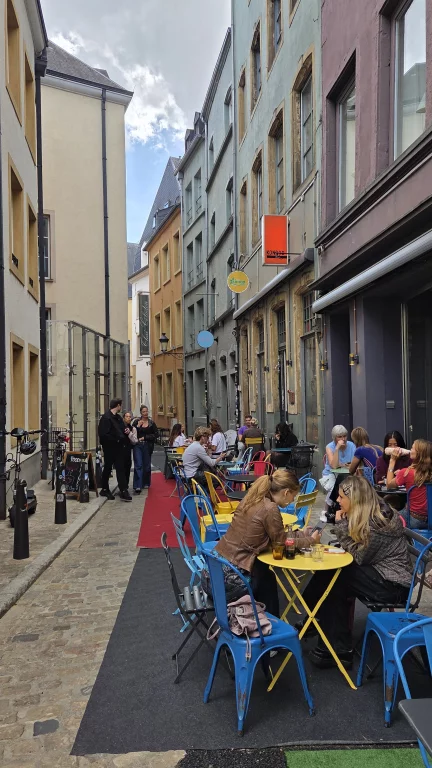 Le café Konrad à Luxembourg ville.