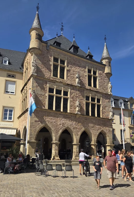 La mairie gothique d'Echternach.