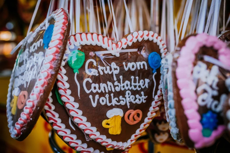 Incontournable souvenir, un cœur en pain d'épices. ©Thomas Niedermüller/Stuttgart Tourismus