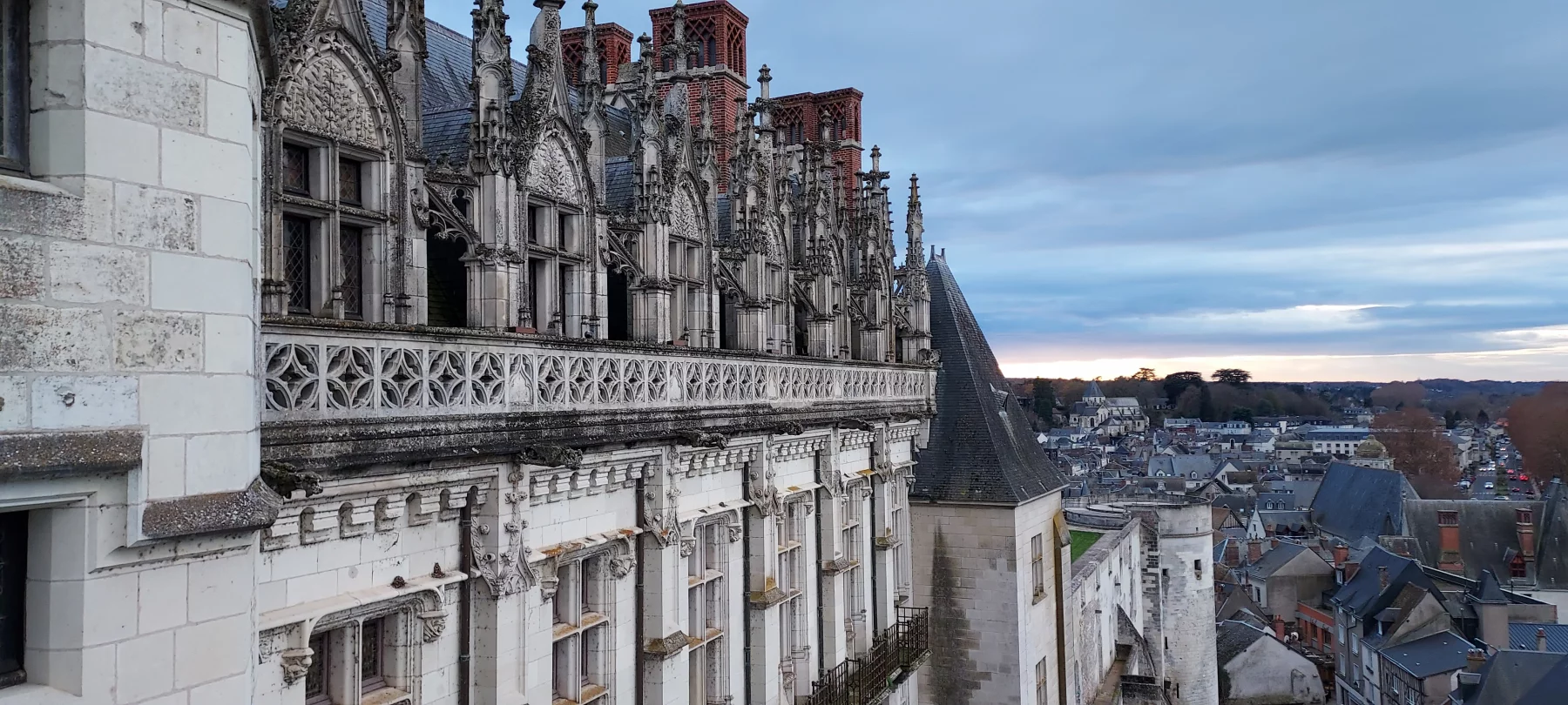 Le château royal d'Amboise. François Ier y a passé son enfance.