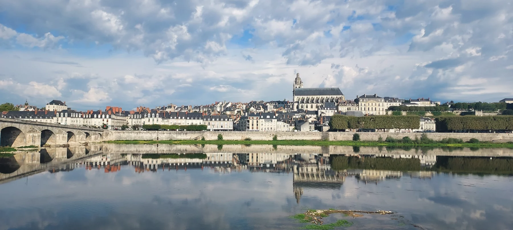 L'arrivée à Blois est impressionnante.