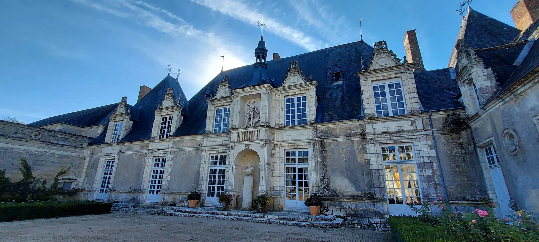 Le château de Villesavin à Tour-de-Sologne dans le Loir-et-Cher, rappelle les villas de la Renaissance italienne.