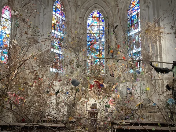 L'art est omniprésent à Chaumont.