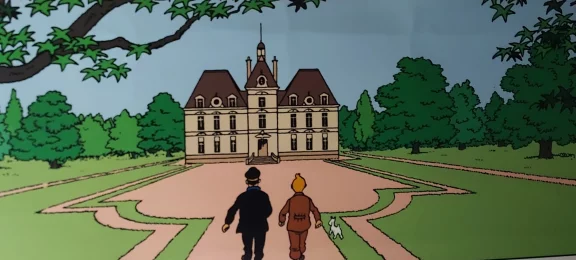 Hergé s'est inspiré du château de Cheverny pour dessiner le châgteau de Moulinsart.