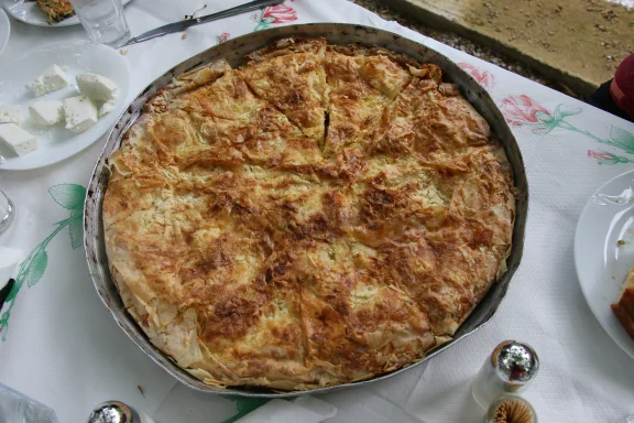 Le burek, la tourte de légumes.