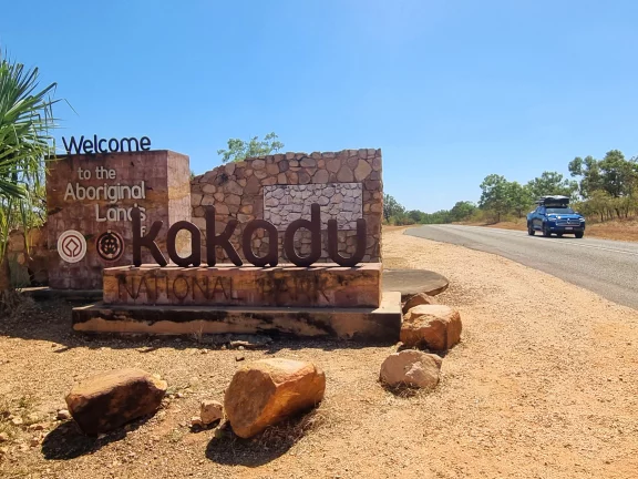 L'une des portes du parc national de Kakadu.