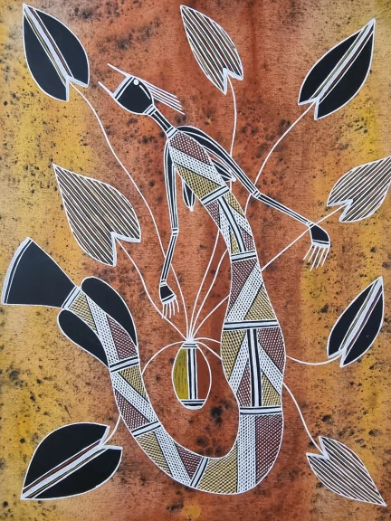 Peinture arborigène.