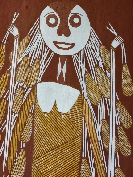 Peinture arborigène.