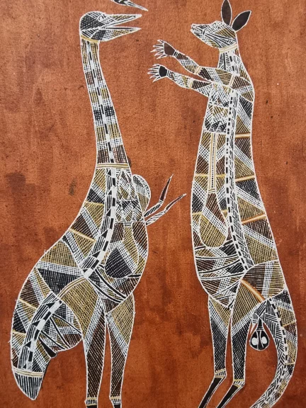 Peinture arborigène.