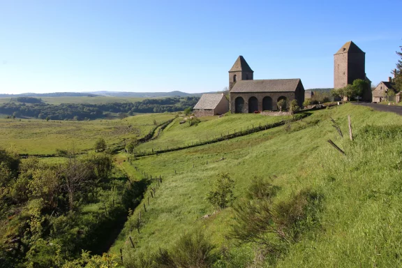 Le plateau de l'Aubrac a été façonné par un ancien volcan.