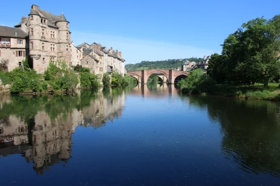 Le village d'Espalion.