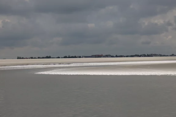 Jeux de lumières sur la baie de Somme.