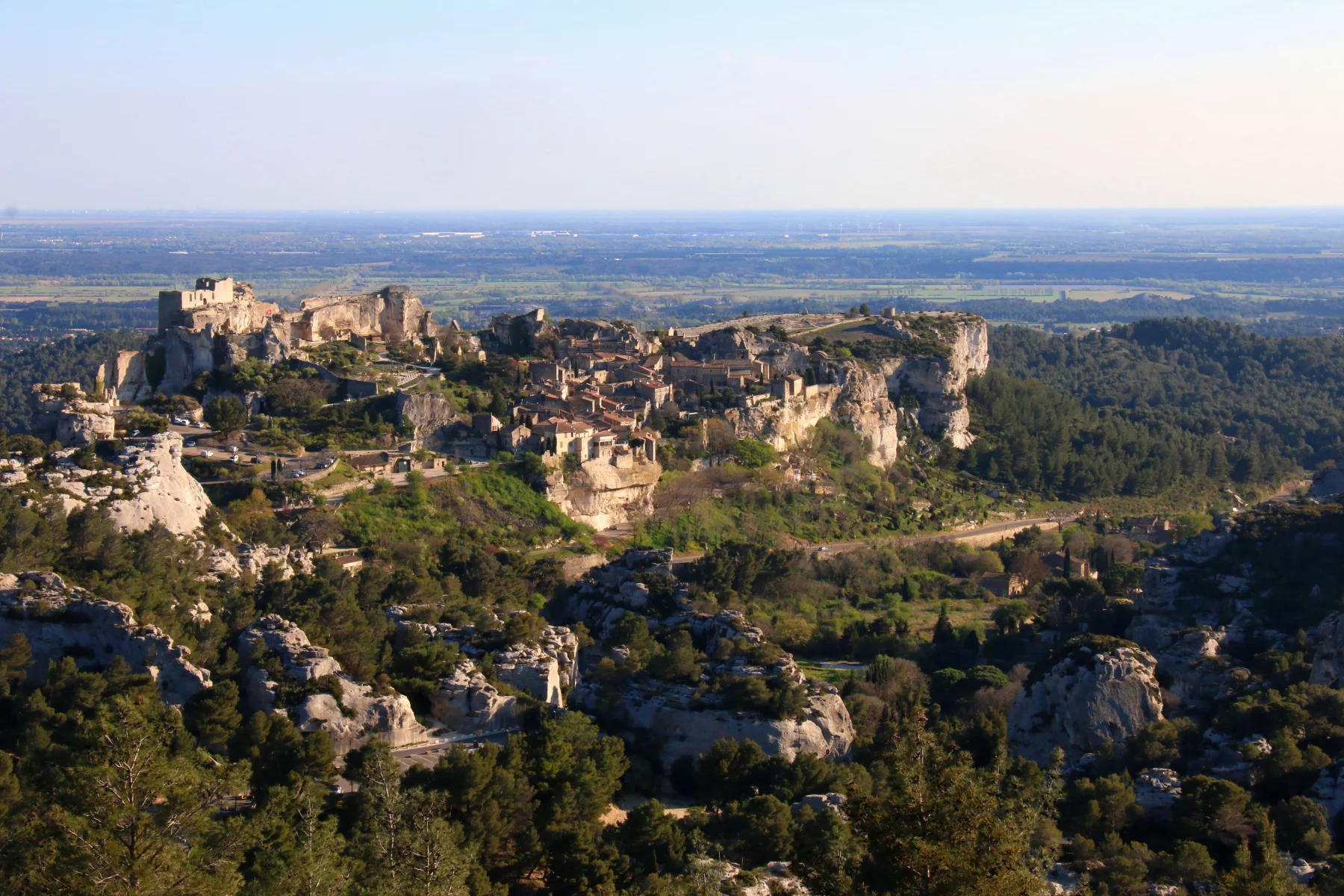 Le village des Baux-de-Provence.