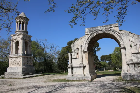 Le site archéologique de Glanum à Saint-Rémy-de-Provence.