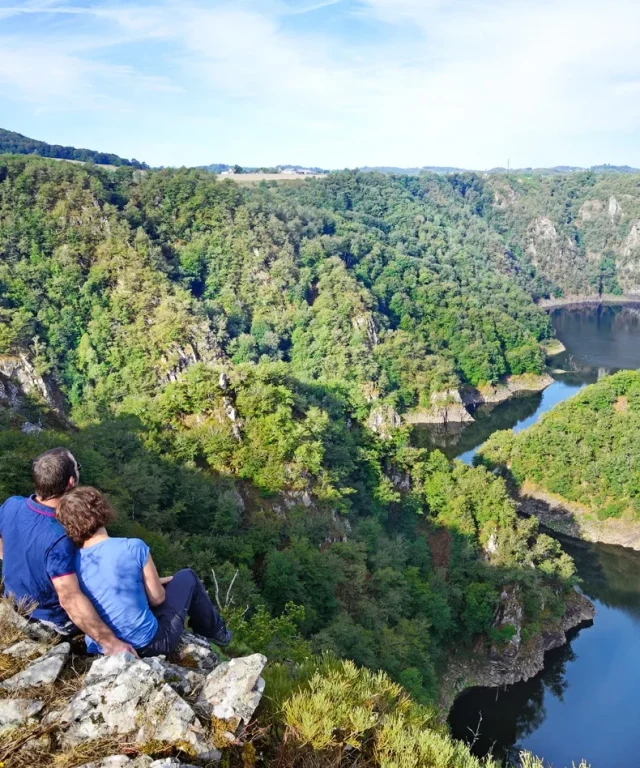 Paysage dominant la Vézère.