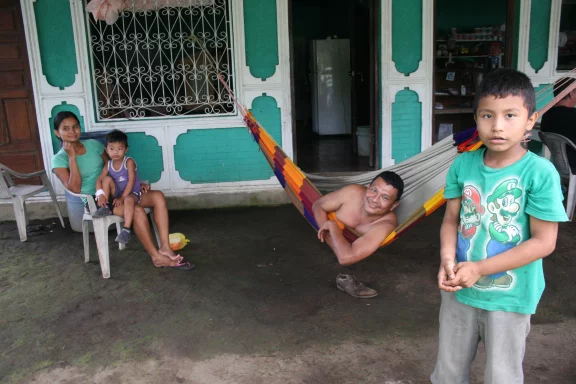 Détente en famille au Nicaragua.