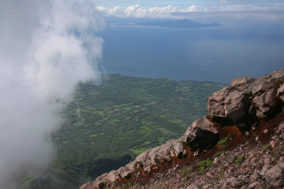 Sur les flancs du volcan Maderas.