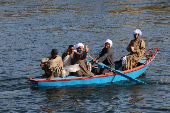 Rencontre sur le Nil.