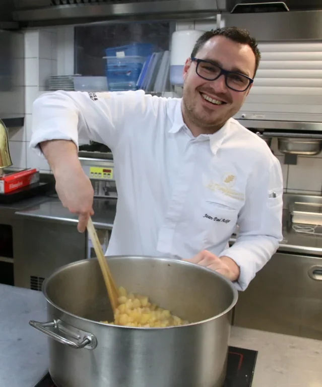 Jean-Paul Acker, le chef du "Feuillage" le restaurant gastronomique de la Chenaudière. 