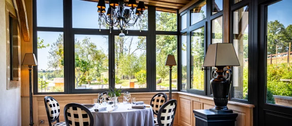 La salle de restaurant.