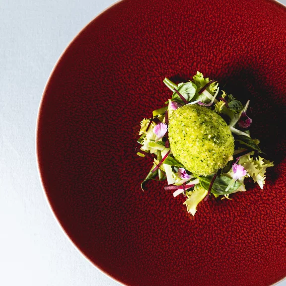 Entrée à base d'oeuf.