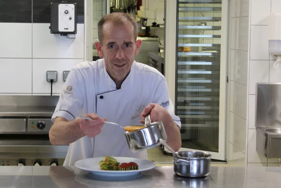 Fabrice Durain a ouvert son restaurant à Vecoux aprés de multiples expériences de par le monde.