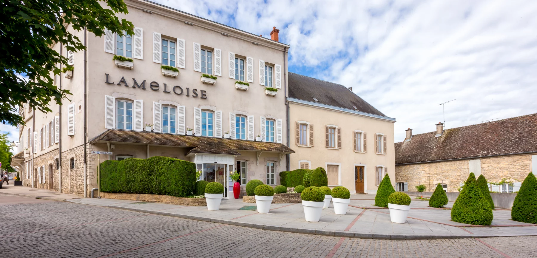 La maison Lameloise à Chagny.