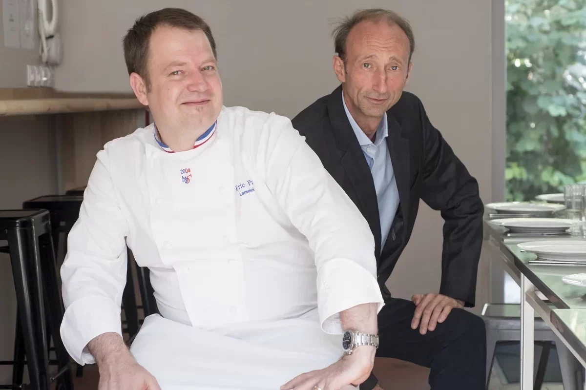 Eric Pras et son associé, Frédéric Lamy.