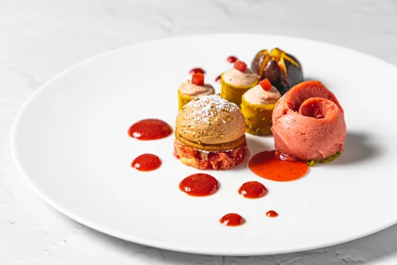 Un dessert façon Doucet.