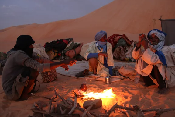 Quand les guides préparent le thé.