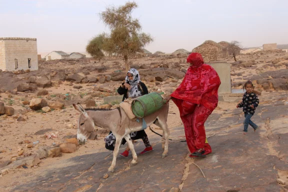 Scène du quotidien à Toungad.