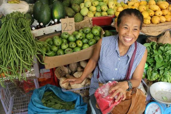 Au marché de Banaue.