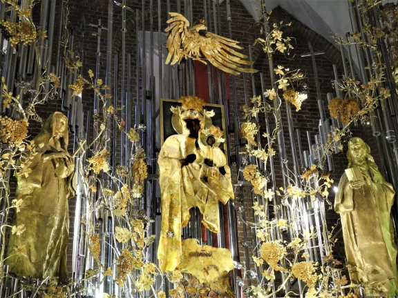 L'autel d'ambre de Sainte-Brigitte. Gdansk